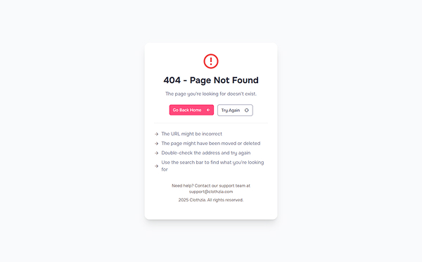 404 Page