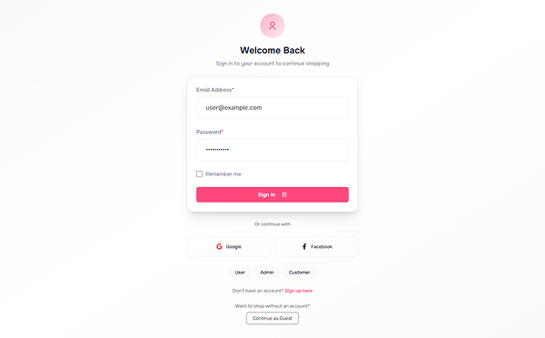 Login Page