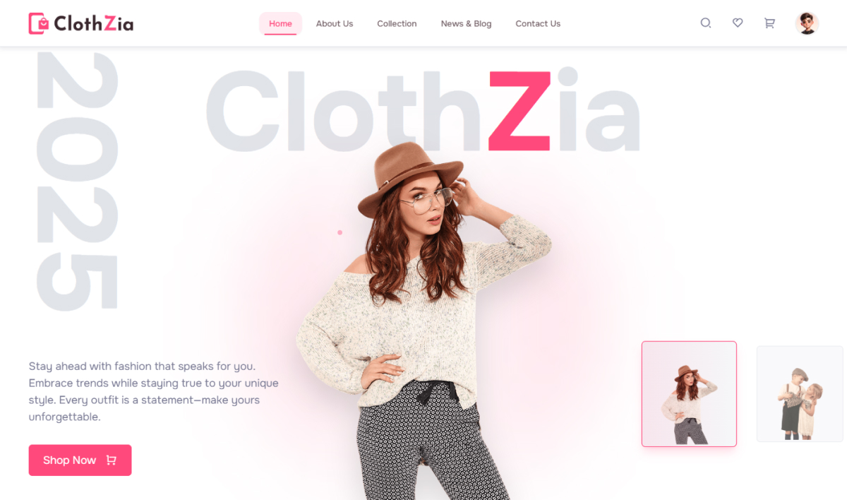 E-commerce Landing Page